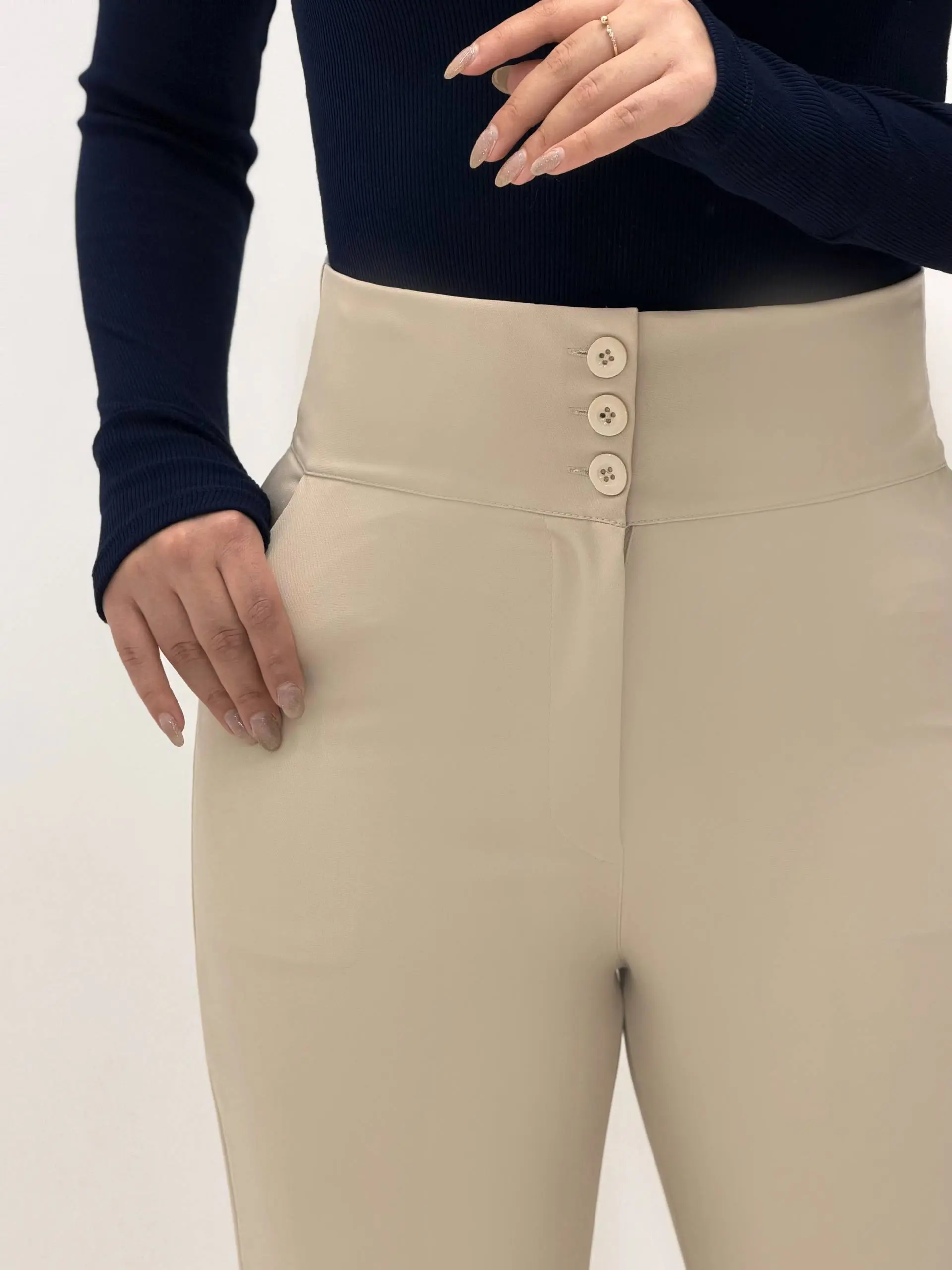 1460- شلوار باربی دمپا کمرگن